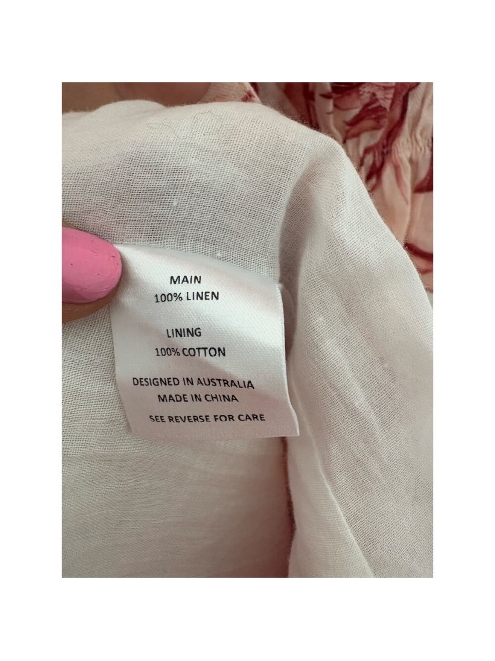 Issy Rumor Maxi Dress In Protea Size 12 Linen Floral Coquette Cottagecore Modest - Picture 10 of 12